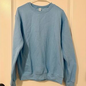 Jerzees Light Blue Crewneck Sweatshirt